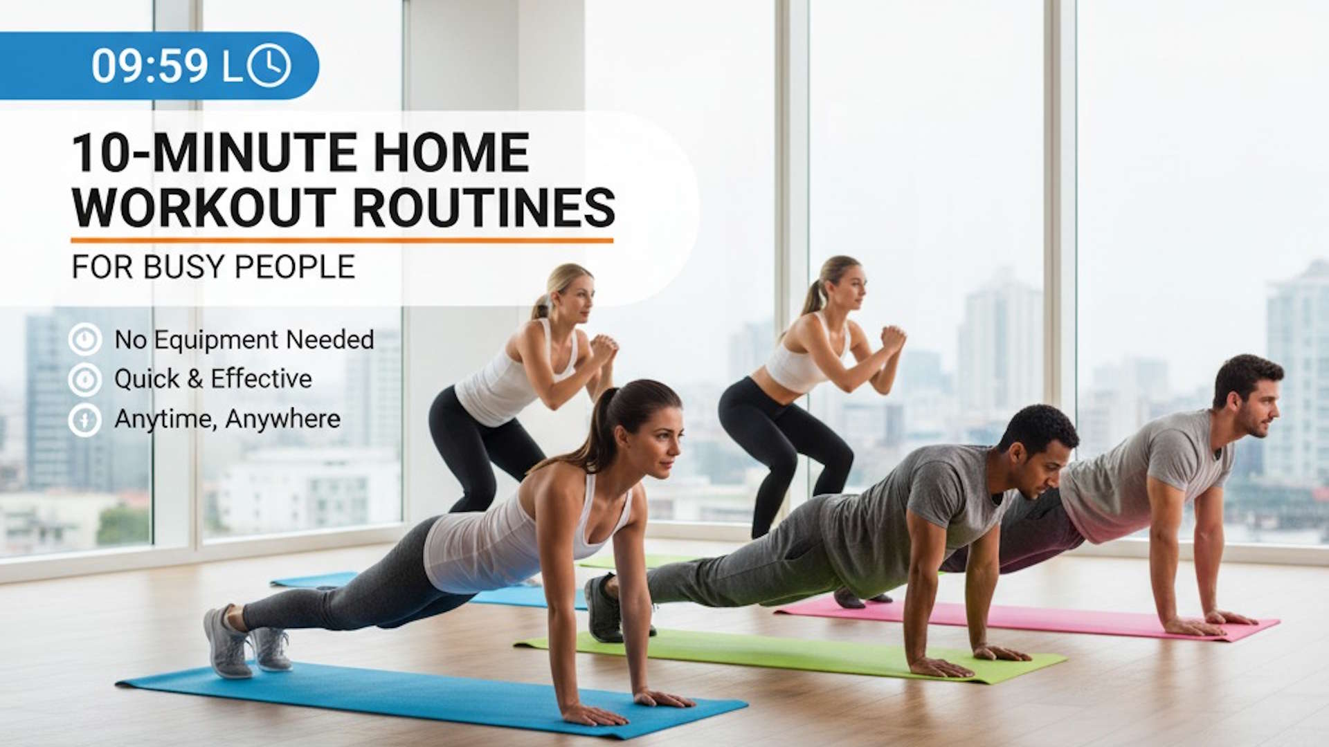 10-Minute Home Workout Routines for Busy People
